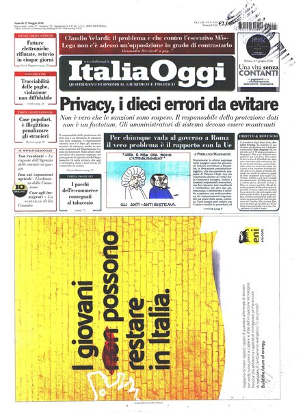 Italia oggi : quotidiano di economia finanza e politica